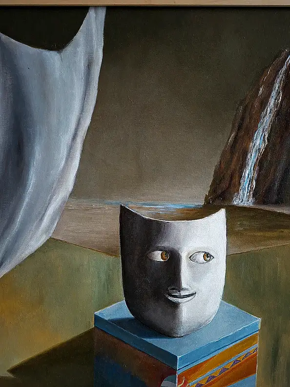 Giovanni Greco, Le mistificateur, Peinture à l'huile - toile, 60 x 70