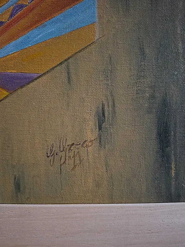 Giovanni Greco, Le mistificateur, Peinture à l'huile - toile, 60 x 70