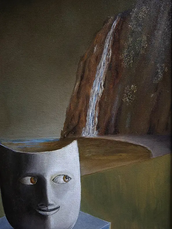 Giovanni Greco, Le mistificateur, Peinture à l'huile - toile, 60 x 70