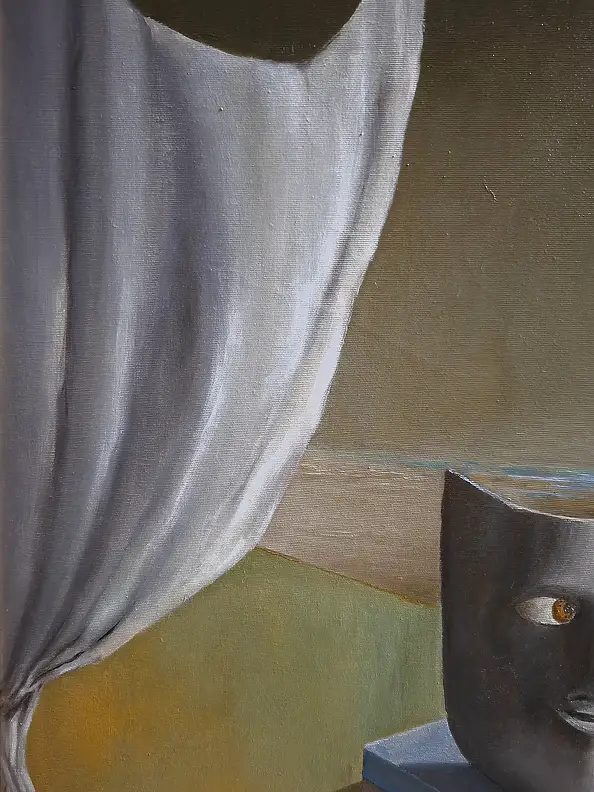 Giovanni Greco, Le mistificateur, Peinture à l'huile - toile, 60 x 70