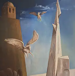 Giovanni Greco, Il simulacro di cristallo, Obraz olejny - płótno, 50 x 70