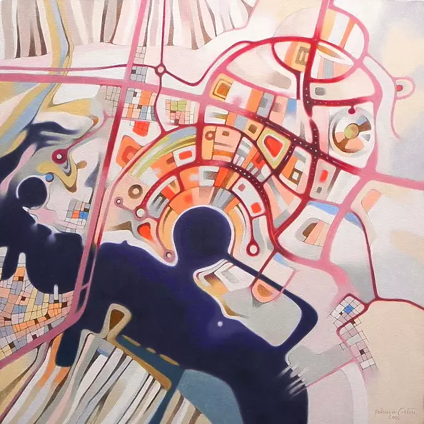 federico cortese - Imaginary map of Abu Dhabi