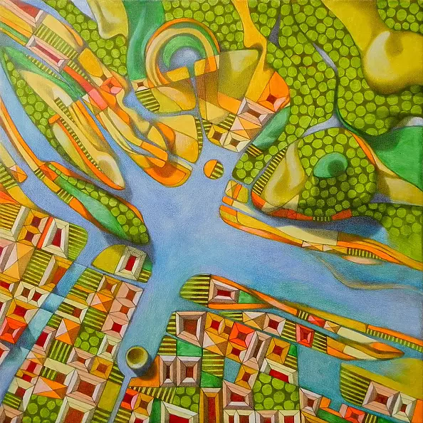 federico cortese - Imaginary map of Turin