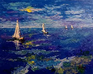 Jerzy Stachura - Impression sea evening