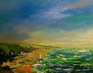 Jerzy Stachura - Impression seaside morning