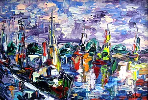 Jerzy Stachura - Impression port afternoon