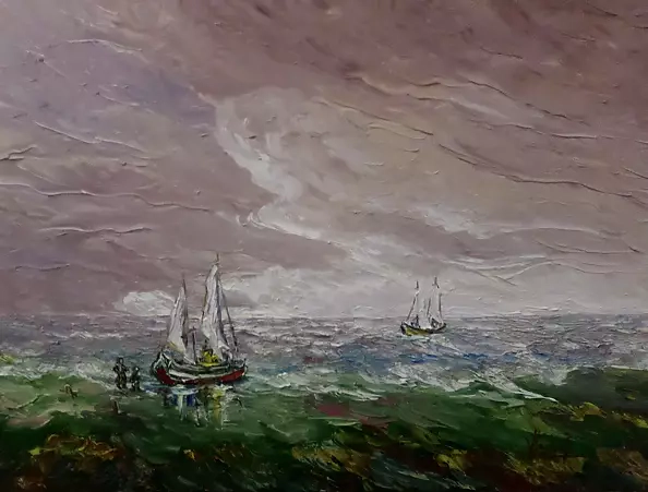 Jerzy Stachura - Coastal Impression of Waiting