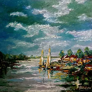   - Impression evening with sails