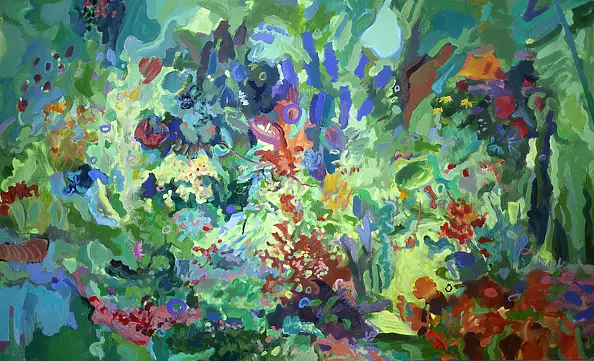 Dominika Fedko-Wójs - In Renia's garden Abstract XVIII abstract series