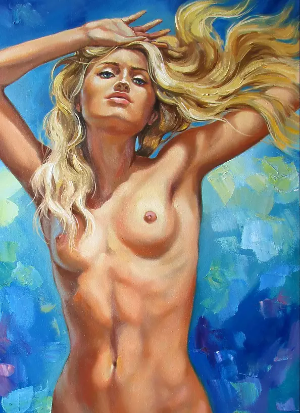 Kostiantyn Shyptia - In blue