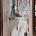 Giovanni Greco, In fondo ai tuoi occhi, Peinture acrylique, Craie, Techniques mixtes - panneau, 40 x 59