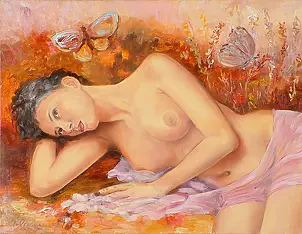 Urszula Nieborak - In the garden