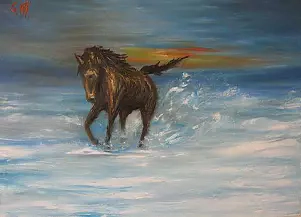   - In the sea of ​​snow