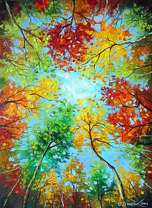 Olha Darchuk - In the autumn forest