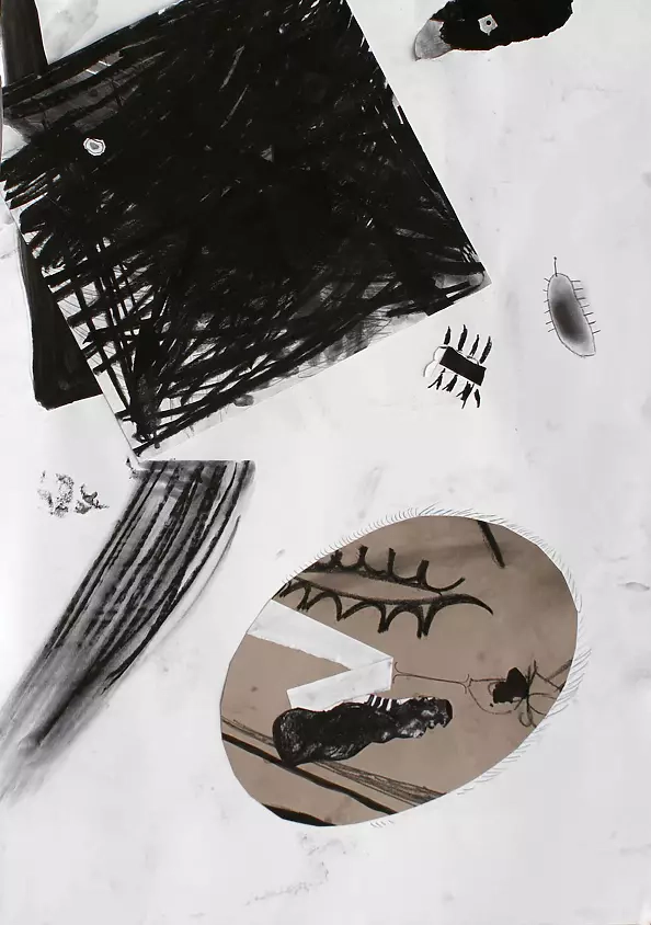 Dominika Fedko-Wójs - In the hive I Collage VI collage series