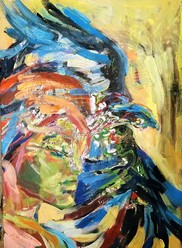 Anna Borcz - The Indian woman and the enchanted bird