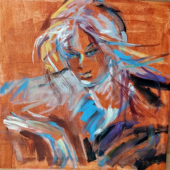 Anna Borcz - Indianka na rudym tle