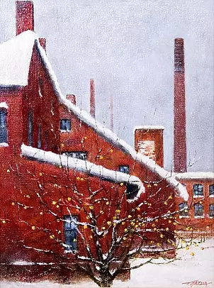 Tadeusz Gazda - The factory yard