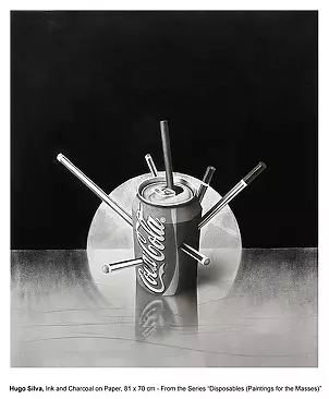   - Ink and charcoal on paper