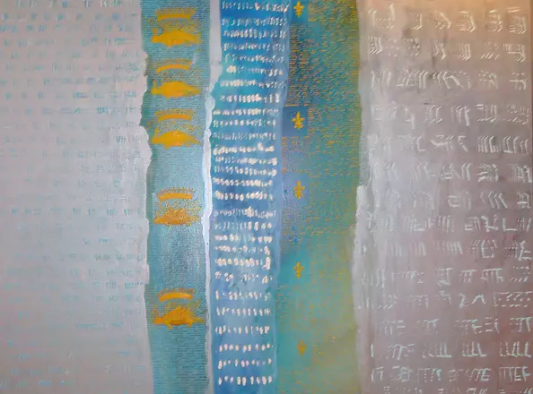 Małgorzata Buczek - From the cycle of civilization inscriptions - "French Impressions"