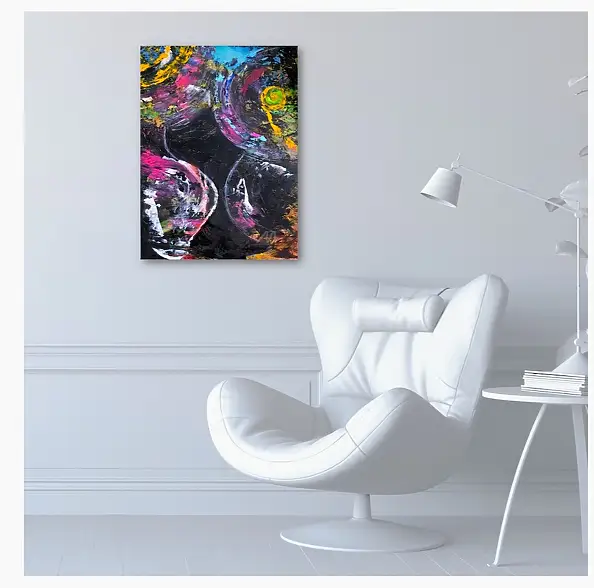 Ewa Mościszko, Inséparable, Peinture acrylique - , 50 x 70