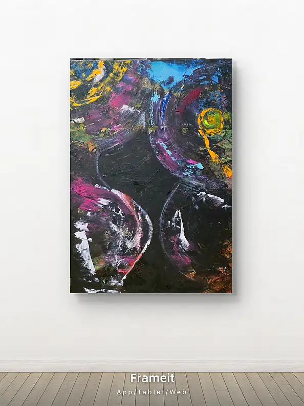Ewa Mościszko, Inséparable, Peinture acrylique - , 50 x 70