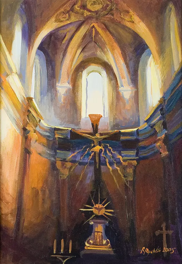 Renata Rychlik - The interior of the church in Przemysl