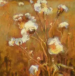 Grażyna Kulpińska, Вдохновение лето - утром, Пастель - папір, 19 x 40