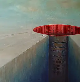 Paula Staniec, Introspekcja , Obraz akrylowy - płótno, 90 x 60