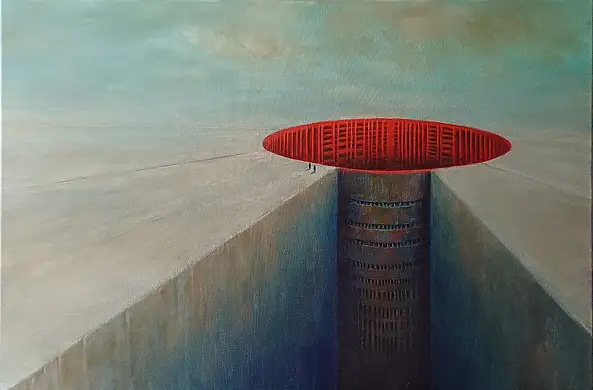 Paula Staniec, Introspekcja , Obraz akrylowy - płótno, 90 x 60