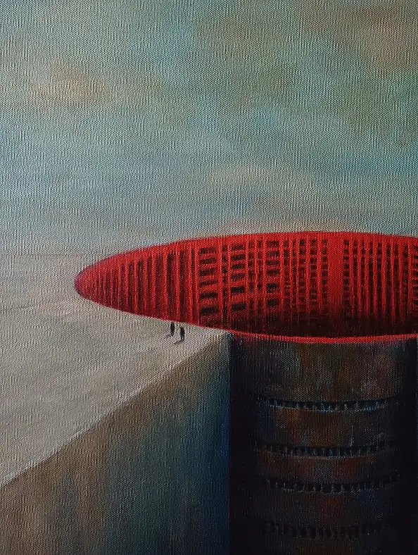 Paula Staniec, Introspekcja , Obraz akrylowy - płótno, 90 x 60