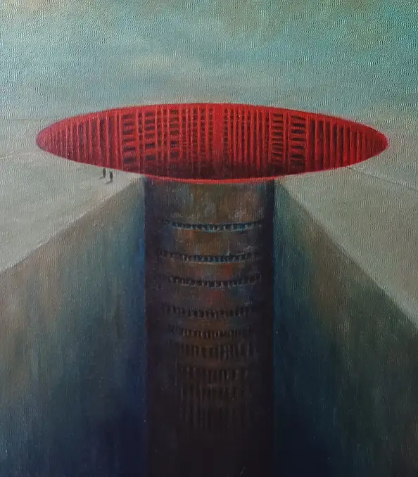 Paula Staniec, Introspekcja , Obraz akrylowy - płótno, 90 x 60