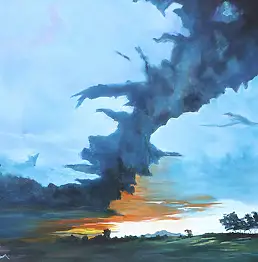 Conor Murphy, Ирландия, Акрилова картина - холст, 91 x 91