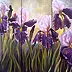 Małgorzata Mutor - Irises triptych