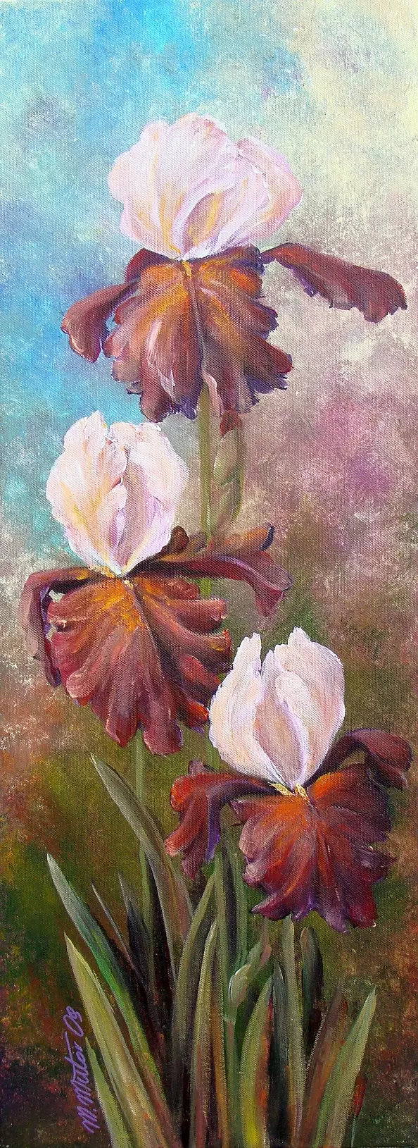 Małgorzata Mutor - Irises in the sun