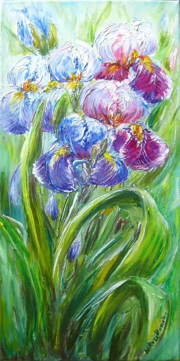 Maria Roszkowska - Irises