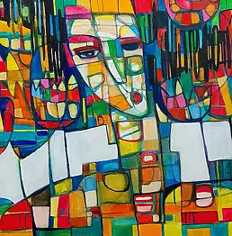 Kolesnikova Irina, Irresistible charm, Obraz olejny - płótno, 81 x 65