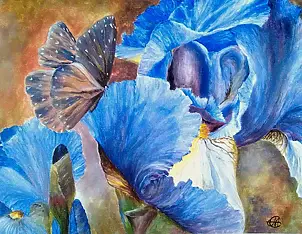 Marija Holubieva - "Irises summer"