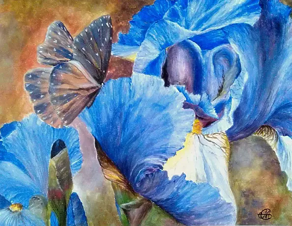 Marija Holubieva - "Irises summer"