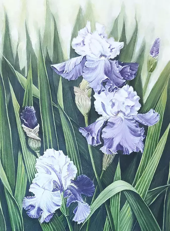 Aleksandra Kurzyńska - Irises III