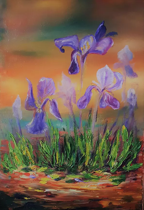 Bożena Mozolewska - Irises