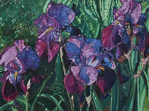 Agnieszka Michalczyk - Violet irises
