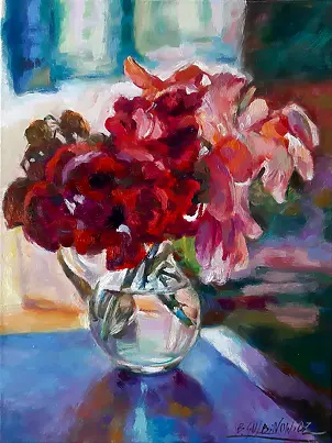 Barbara Gulbinowicz - Irysy i róże