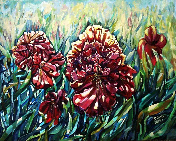Danuta Polniaszek - Irysy witrażowe 