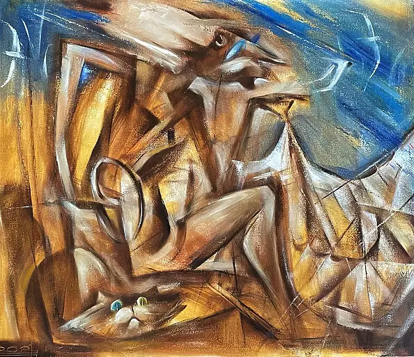 Simakov Vladimir - Izya sews sails