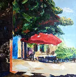 Serge Ra, HELLE ERINNERUNGEN, Ölbild - Leinwand, 60 x 80