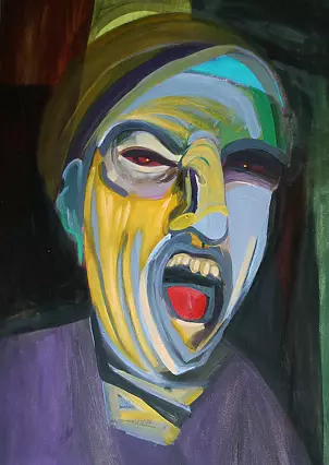 Mariola Paulina Żylińska Jestadt - EAT APPLES IN ANGER stomach 3