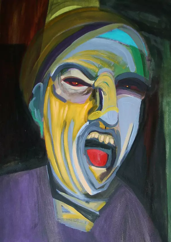 Mariola Paulina Żylińska Jestadt - EAT APPLES IN ANGER stomach 3