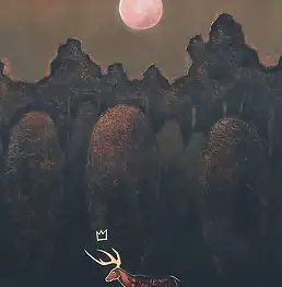 Dariusz Franciszek Różyc - ''ELONEK LESZY'' Serie ''Am Waldrand''