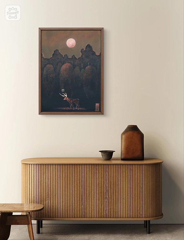 Dariusz Franciszek Różyc - ''JELONEK LESZY'' cykl ''Na skraju lasu''